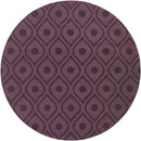 Bantam Modern Dark Purple Area Rug