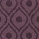 Bantam Modern Dark Purple Area Rug