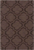 Bergerac Modern Dark Brown Area Rug