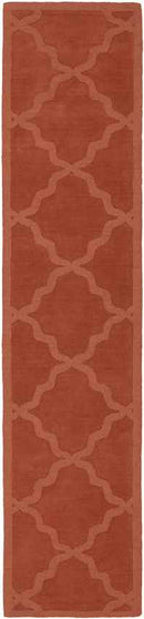 Ermont Modern Coral Red Area Rug
