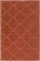 Ermont Modern Coral Red Area Rug