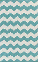 Zetten Modern Teal Area Rug