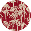 Birdsong Modern Cherry/Ivory Area Rug