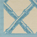 Birmingham Modern Blue/Ivory Area Rug