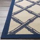 Birmingham Modern Cobalt/Ivory Area Rug