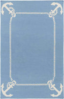Blountsville Coastal Blue Area Rug