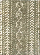 Larrimore Global Dark Green Area Rug
