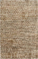 Laron Modern Dark Brown Area Rug