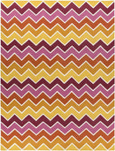 Branford Modern Orange/Pink/Yellow Area Rug