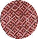 Brewton Modern Red Area Rug