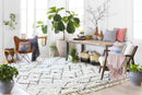 Merla Global Dark Brown Area Rug