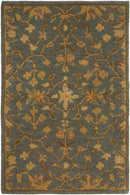Rossburn Traditional Charcoal/Tan Area Rug