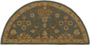 Rossburn Traditional Charcoal/Tan Area Rug