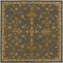Rossburn Traditional Charcoal/Tan Area Rug