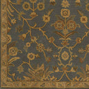 Rossburn Traditional Charcoal/Tan Area Rug