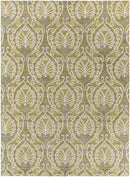 Callahan Traditional Ivory/White/Sky Blue Area Rug