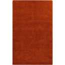 Cedartown Modern Rust Red Area Rug