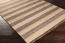 Chino Modern Jute/Sisal Charcoal Area Rug