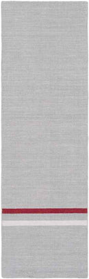 Clewiston Modern Dark Red Area Rug