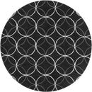 Vannes Modern Black/Charcoal Area Rug