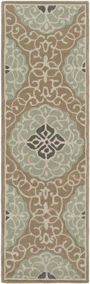 Vosseberg Traditional Gray/Brow Area Rug