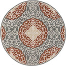 Vosseberg Traditional Camel/Gray Area Rug