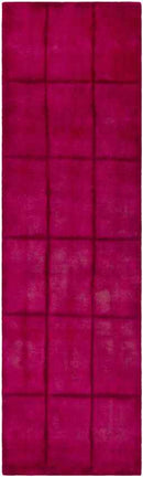 Conway Modern Bright Pink/Burgundy Area Rug
