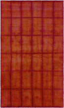 Conway Modern Burgundy Area Rug