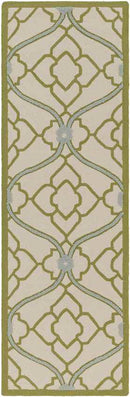 Coy Modern Lime/Beige Area Rug