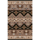 Cuthbert Global Tan/Black Area Rug