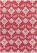 Dewey Global Red Area Rug