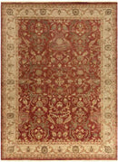 Dillon Traditional Dark Red Area Rug