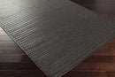 Dodge Modern Dark Brown Area Rug