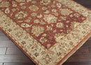 Dooling Traditional Burgundy Area Rug