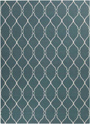 Hendon Modern Peacock Green Area Rug