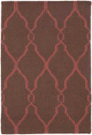 Hendon Modern Brown/Rust Area Rug