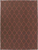 Hendon Modern Brown/Rust Area Rug