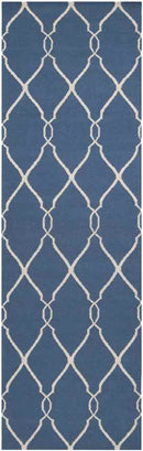 Hendon Modern Blue/Ivory Area Rug