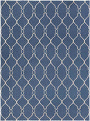 Hendon Modern Blue/Ivory Area Rug