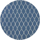 Hendon Modern Blue/Ivory Area Rug