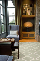 Dunwoody Modern Dark Green Area Rug