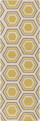 Dutton Modern Yellow Area Rug