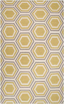 Dutton Modern Yellow Area Rug
