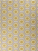 Dutton Modern Yellow Area Rug