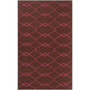 Dunsmuir Modern Dark Brown Area Rug