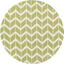 Dyer Modern Sage and White Area Rug