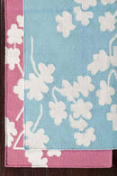 Eads Modern Flamingo Pink Area Rug