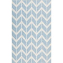 Dyer Modern Blue/White Area Rug