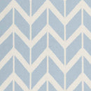 Dyer Modern Blue/White Area Rug