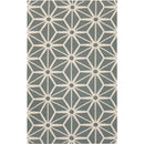 Dyess Modern Charcoal Area Rug